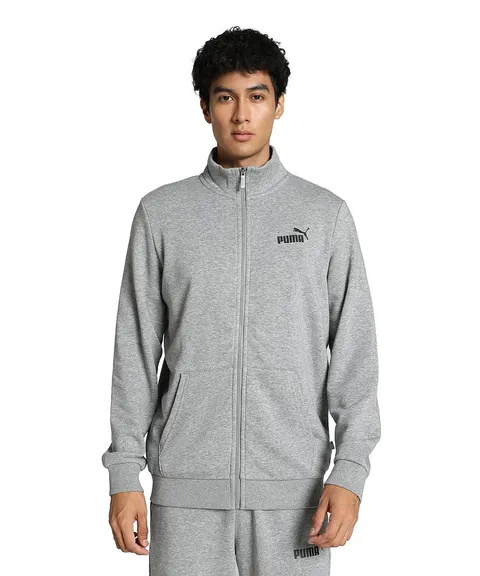 Puma Ess Track, Maglione Uomo, Grigio, XXL