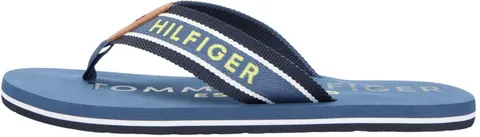 Tommy Hilfiger Sandalo sportivo Hilfiger Beach Uomo FM0FM05805 Infradito, BLU (Mar Egeo), 7