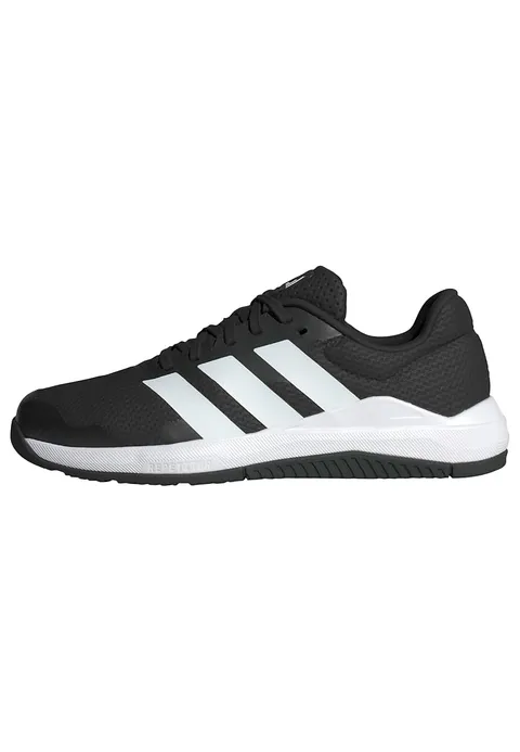 adidas Donna Dropset Base Training Shoes, Core Black/Cloud White/Lucid Red, 40 EU