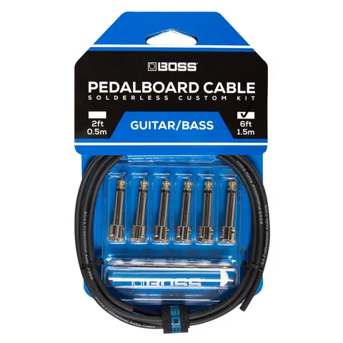 Boss BCK-6 Pedal Board Cable, Kit di Cavi per la Pedaliera