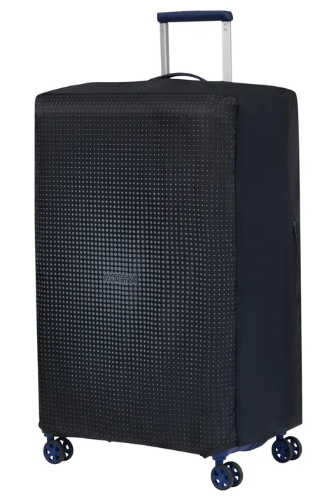American Tourister accessori da viaggio Foldable Luggage Cover Black/Grey nero
