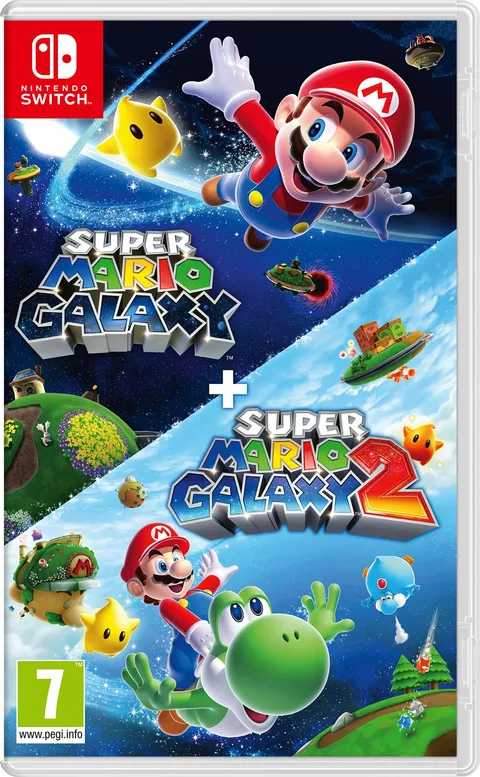 Super Mario Galaxy + Super Mario Galaxy 2 - Ed. Italiana - Versione su scheda