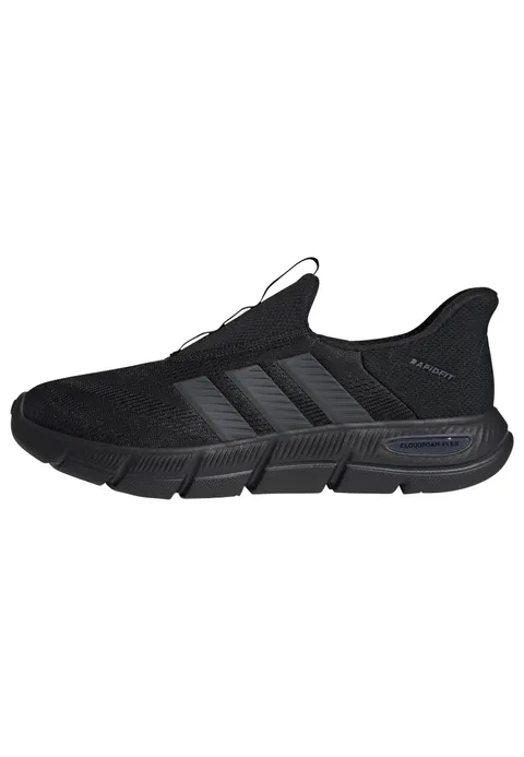 adidas Uomo Cloudfoam Flex Slip On Shoes, Core Black/Grey Six/Core Black, 42 2/3 EU