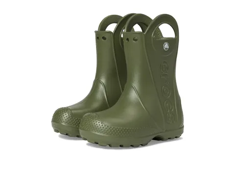 Crocs Handle It Rain Boot T, Stivali Unisex - Bambini e Ragazzi, Verde Militare, 24/25 EU