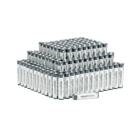 Amazon Basics, 150 batterie alcaline industriali AAA, 1,5 Volt, durata 5 anni