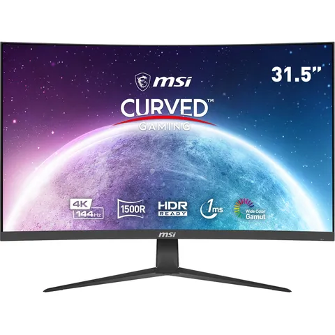 msi G321CU Monitor Gaming Curvo 31.5" - 3840x2160 (UHD 4K), 144Hz / 1ms, HDMI 2.1