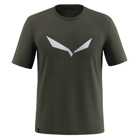 Salewa Maglietta da Uomo con Logo Solido Dry M