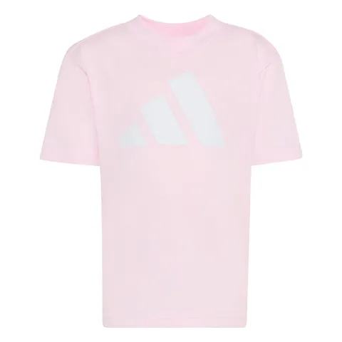 adidas Unisex - Bambini e Ragazzi Essentials Big Logo Shirt, Clear Pink/White, 5-6 Years