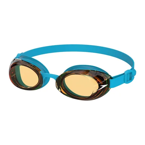 Speedo Jet 2.0 Occhialini per Unisex Bambini, Azure Blue/Parrot, One Size