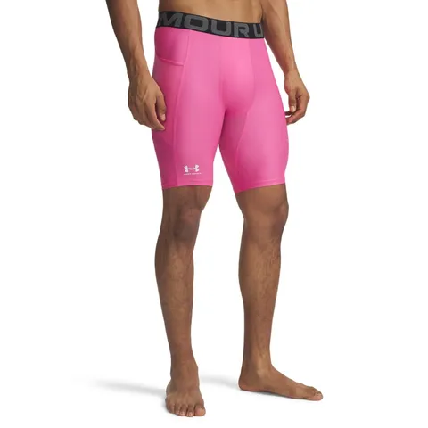 Men's Heatgear Compression Shorts Pink/White M M