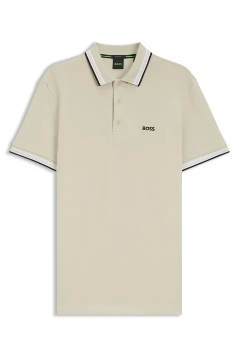 Boss Polo da Uomo, Beige Chiaro 276, L