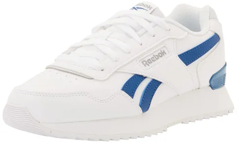 Reebok Glide Ripple Clip Sneaker, Unisex, Bianco/Blu Twilight Blue, 36 EU, White White