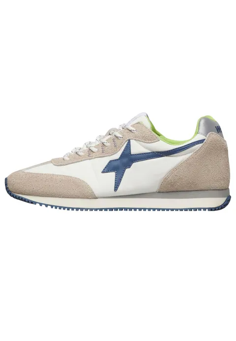 w6yz Samoa-Uni. Brushed/Nylon Grey-White-Azure