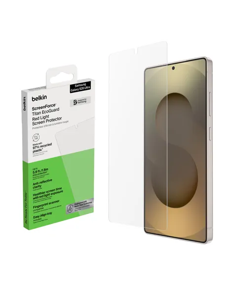 Belkin ScreenForce Titan EcoGuard Pellicola Protettiva a Luce Rossa per Samsung Galaxy