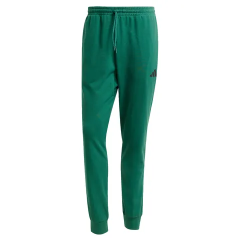 adidas Homme Essentials Feelcozy French Terry Pant, Collegiate Green/Black, L