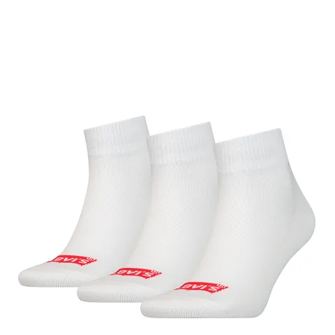 Levi's Quarter, Calzini Unisex - Adulto, Sostenibile Bianco, 39-42