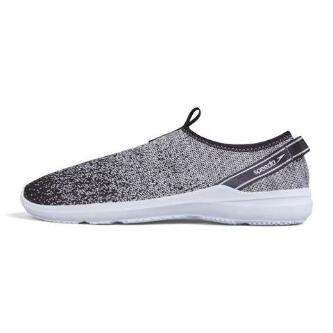 Speedo Surfknit PRO Scarpette da Bagno per Uomo, Nero/Grigio, 40.5