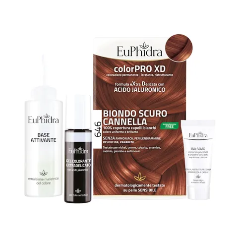 Euphidra - Euphidra ColorPro XD Tinta per Capelli Colore 646 Biondo Scuro Cannella