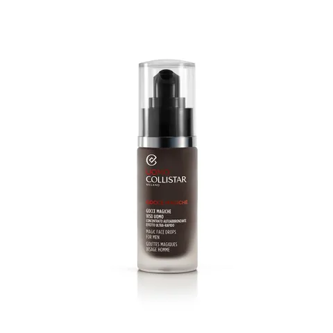 Collistar Gocce Magiche Viso Uomo, Concentrato Autoabbronzante, Abbronzatura Intensa e