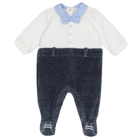 Chicco Tutina Bimbo Ciniglia Colletto Elegante