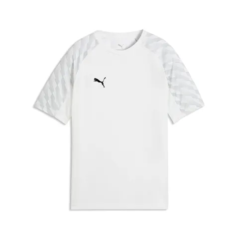 PUMA teamLIGA26 Maglia Jr, 164, Bianco, Nero-Grigio Chiaro Piatto