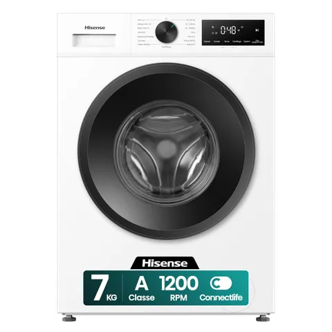 Hisense WF1I7022BWJ Nuova Lavatrice Slim 7 kg, 1200 rpm, 15 Programmi, Display Touch