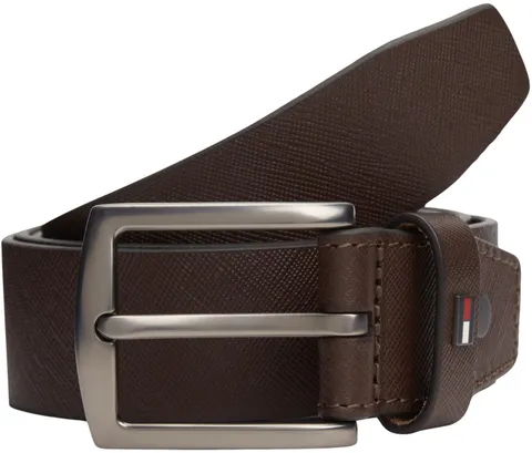 Tommy Hilfiger Denton Adj 3.5 AM0AM14066 Cintura Regolabile da Uomo, Marrone, 110