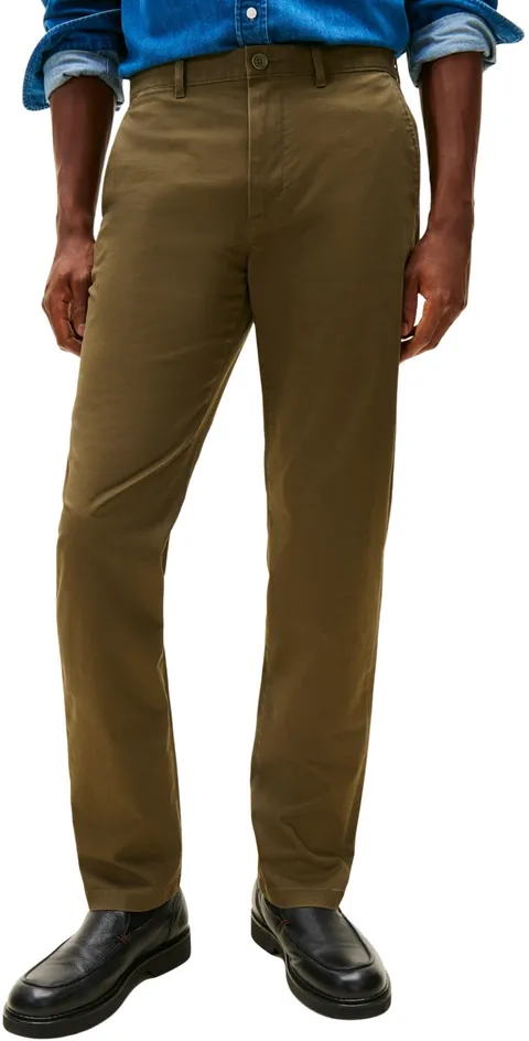 Tommy Hilfiger Core Denton Essential Twill Mw0Mw40262, Pantaloni Chino, Uomo, Khaki (Army Green), 31W / 36L