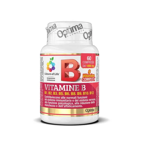 Colours of Life Vitamine B Complex - Integratore di Vitamine del Gruppo B supporta il