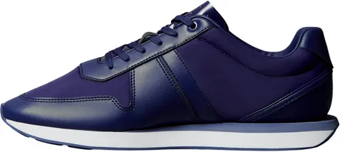 Calvin Klein Retro Run Lace Mix EMB Tongue YM0YM01400 Low Top, Blu (Cobalto), 7, Blu Cobalto, 40 2/3 EU