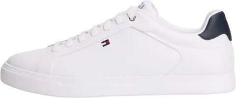 Tommy Hilfiger Men FM0FM05946 - Top Basso Icon Court Light in Pelle, Bianco, Taglia 38