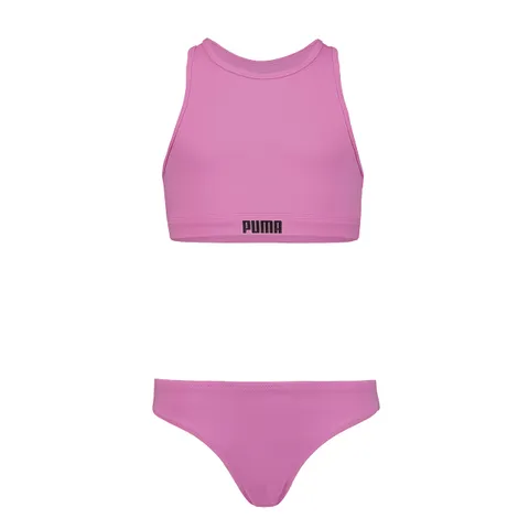 PUMA Bikini Set, Costumi da bagno Unisex - Bambini e ragazzi, Viola, 164