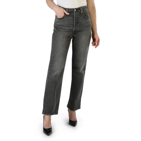 Levi's Ribcage Straight Ankle Jeans, Well Worn, 24W / 27L Donna