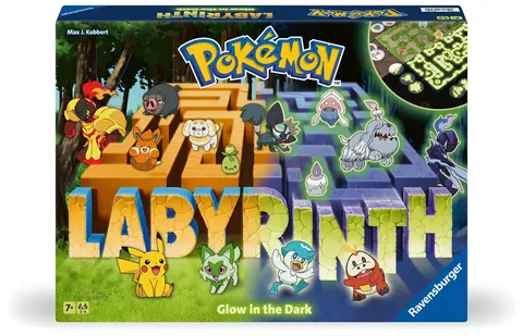 Ravensburger - Labirinto Pokémon | Gioco Da Tavolo Per Tutta la Famiglia | Bambini 7 Anni