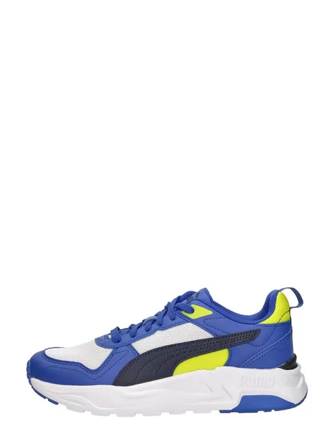 PUMA Trinity 2 LT JR Sneaker, Feather Grey Navy-Royal Sapphire, 3 UK, Piuma Grigio PUMA