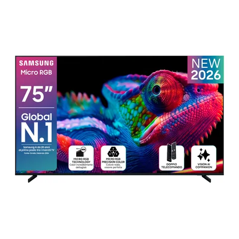 Samsung Smart TV 75" MRE75R85HATXZT Micro RGB 4K Vision Glare Free, HDR10+, Motion