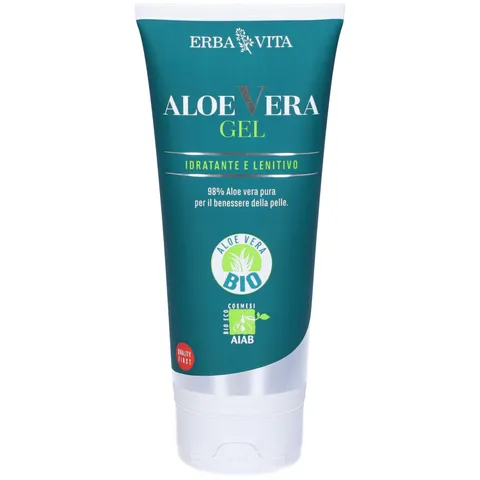 Erba Vita Aloe vera Gel prodotto cosmetico a base di puro gel di Aloe vera per idratare