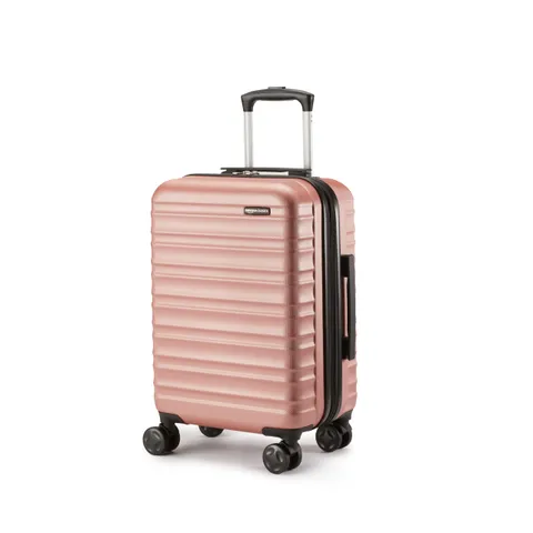 Amazon Basics Valigia Rigida Piccola - Bagaglio a Mano Espandibile ABS con 4 Ruote Doppie