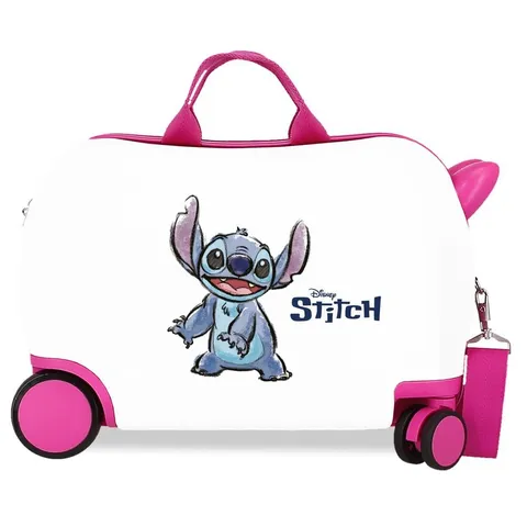 Joumma Disney Adorable Stitch Valigia per bambini Bianco 45 x 31 x 20 cm Rigido 1,8 kg