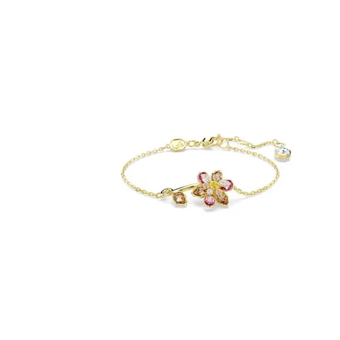 Swarovski Idyllia Braccialetto, Gioiello con Cristalli, Pietre a Taglio Misto, Chiusura a