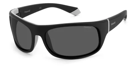 Polaroid Pld 2125/s 08A/M9 Black GREY Sunglasses Men's Acetate, Standard, 66