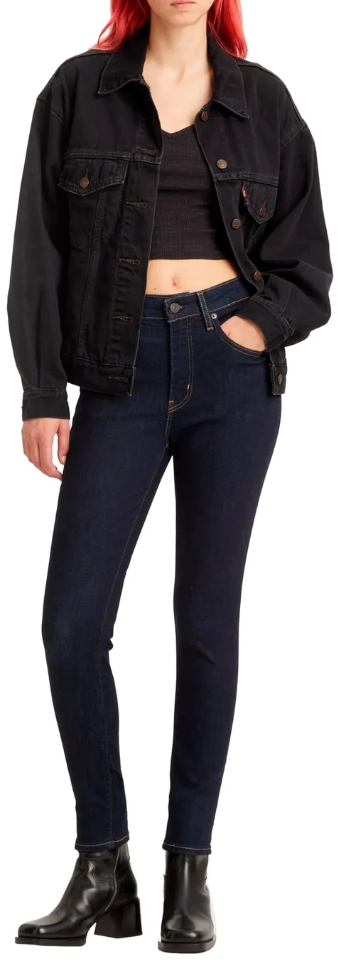 Levi's 721 High Rise Skinny, Jeans Donna, Blue Wave Rinse, 23W / 30L