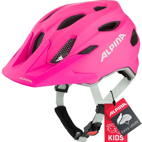 Alpina Carapax JR Helm 2025 Shocking Pink Matt, 51-56