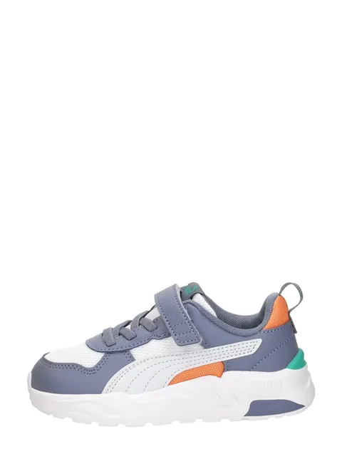 PUMA Unisex Baby Trinity 2 LT AC+ Inf Sneaker, Bianco-Argento Nebbia-Grigio Cielo, 8.5 UK