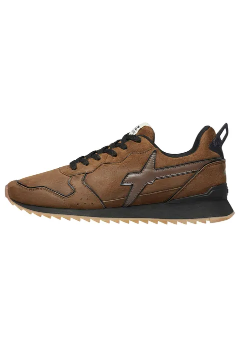 w6yz Sneakers in Suede, Chestnut Black 44