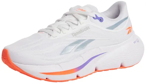 Reebok Zignition - Sneaker da Donna, Colore: Bianco/Viola/Flash, Arancione, 37,5 EU