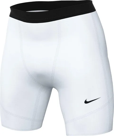 Nike M NP DF Short Tight Mid Thigh Length, Bianco, S Uomo