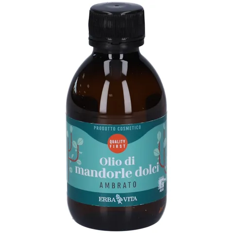 ERBA VITA Olio di mandorle dolci Ambrato arricchito con estratto di camomilla emolliente