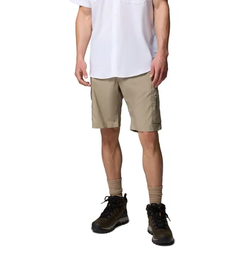 Columbia Silver Ridge - Pantaloncini Cargo Cargo da Uomo, per Escursionismo, Zanna