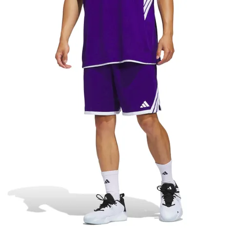 adidas Uomo M Everyday PRO Bball Short Shorts, Team Colleg Purple/White, XS